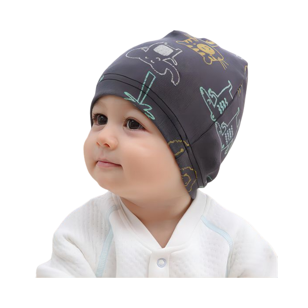 Berretto da bambino unisex in cotone 100% cappello da bambino per neonato, berretto da bambino morbido e carino in maglia